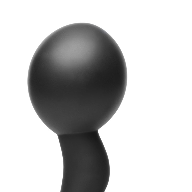 10X Inflatable and Vibrating Prostate Plug with Cock and Ball Ring - Image 4