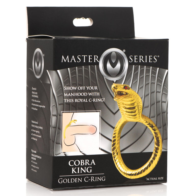 Cobra King Golden Cock Ring - Image 4