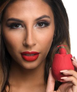 10X French Rose Licking and Vibrating Stimulator