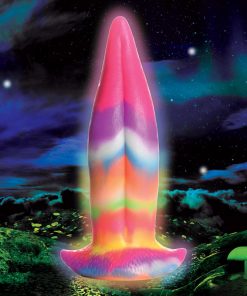 Unicorn Kiss Unicorn Tongue Glow-in-the-Dark Silicone Dildo