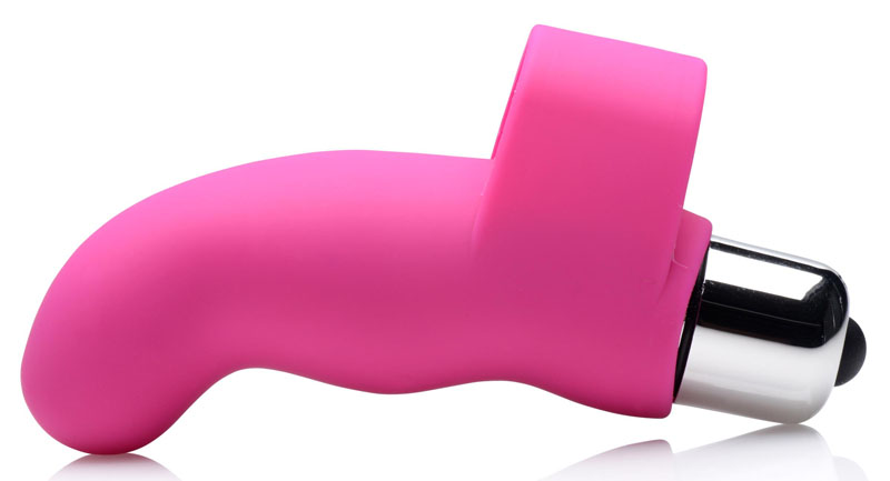 G-Thrill Silicone Finger Vibe - Magenta - Image 2