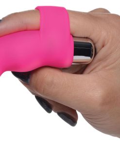 G-Thrill Silicone Finger Vibe - Magenta