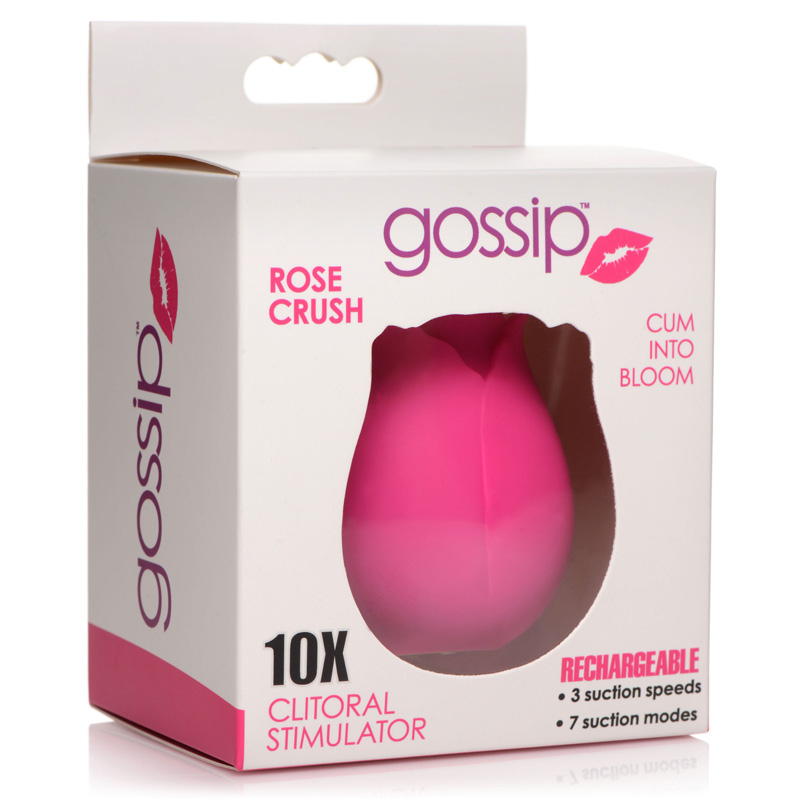 10X Rose Crush Silicone Clitoral Stimulator - Image 8