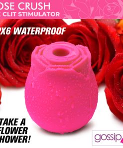 10X Rose Crush Silicone Clitoral Stimulator