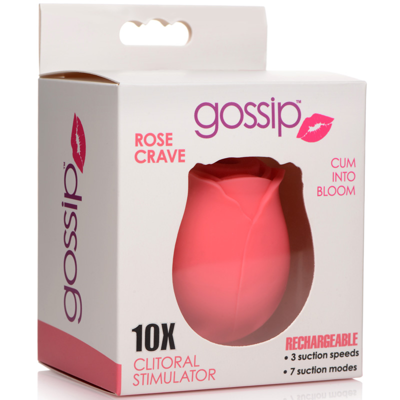 10X Rose Crave Silicone Clitoral Stimulator - Image 11