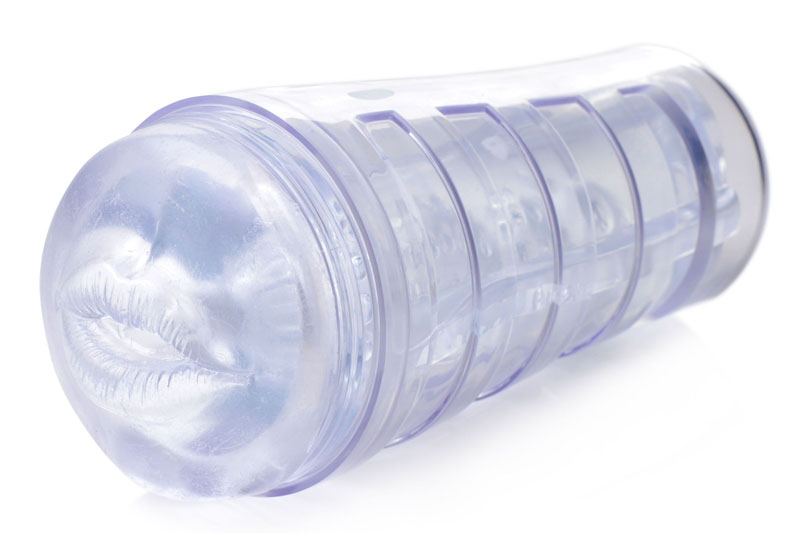 Mistress Courtney Diamond Deluxe Mouth Stroker - Clear - Image 2