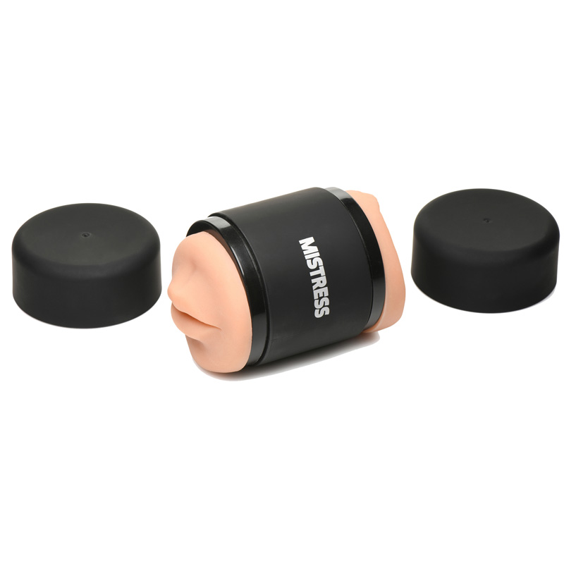 Double Shot Mouth and Pussy Stroker - Medium - Image 6