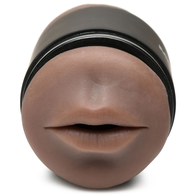 Double Shot Mouth and Pussy Stroker - Dark - Image 4