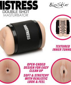 Double Shot Pussy and Ass Stroker - Light