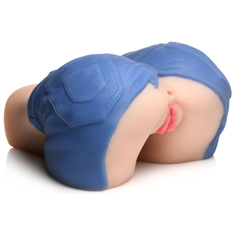 Holly Denim Shorts Pussy and Ass Masturbator - Image 3