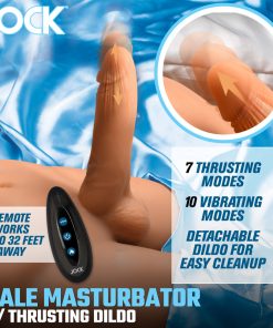 JOCK Male Masturbator with Thrusting Dildo