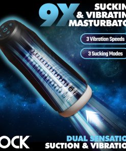 9X Sucking and Vibrating Masturbator