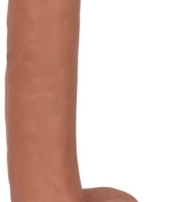 Thinz 7 Inch Slim Dildo with Balls - Light