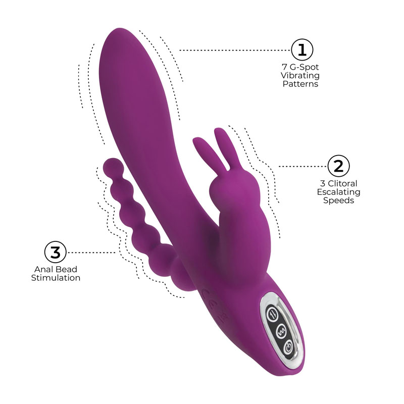 Quivers 10X Silicone G-spot Rabbit Vibrator - Image 3