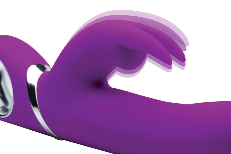 Twirly 66X Spinning Silicone Rabbit Vibrator - Image 3