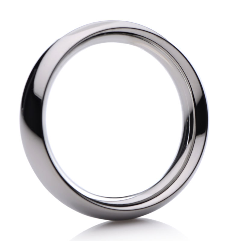 Stainless Steel Cock Ring - 2.25 Inches - Image 3