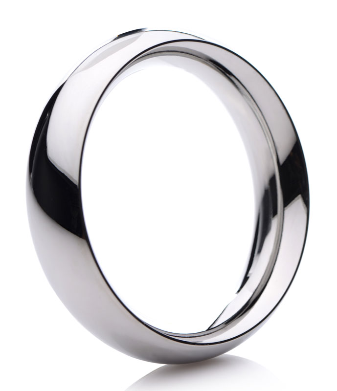 Stainless Steel Cock Ring - 2.25 Inches - Image 4