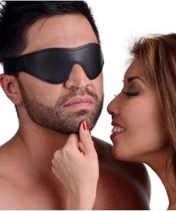 Strict Leather Velcro Blindfold