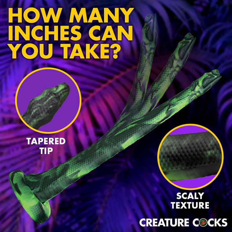 Spitting Serpent Silicone Enema Snake - Image 2