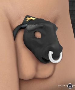 Bull Chastity Cage - Black