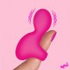 Silicone Finger Vibrator - Pink