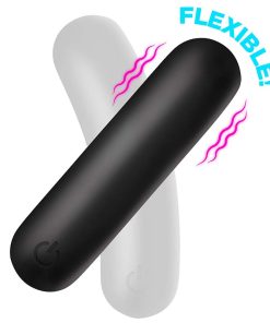 Flexible Silicone Bullet - Black