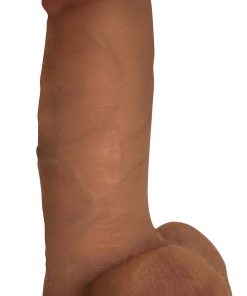 Medium Suction Cup Dildo with Balls - 7 Inch