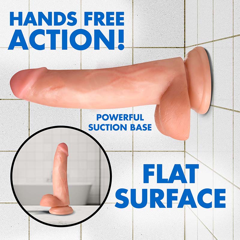 JOCK 8 Inch Dong with Balls Flesh - Image 4