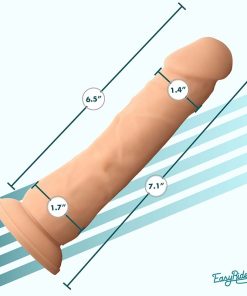 Easy Riders 7 Inch Silicone Dildo - Medium