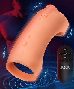 Vibrating Silicone Penis Sleeve - Medium