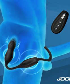 Hyper Thrusting and Vibrating Anal Plug with C-Ring