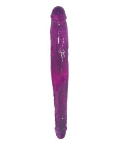 Lollicock Sweet Slim Stick Double Dildo - Purple