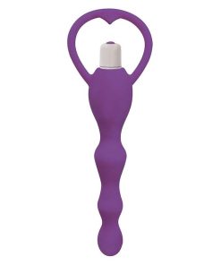 Rump Shaker 3X Vibrating Silicone Anal Plug - Purple